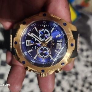 Invicta I-Force Axis 50mm Gold and Blue Men's Watch